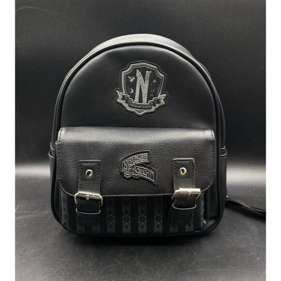 THE ADDAMS FAMILY Wednesday Addams Nevermore Cosplay Backpack - Picture 1 of 8